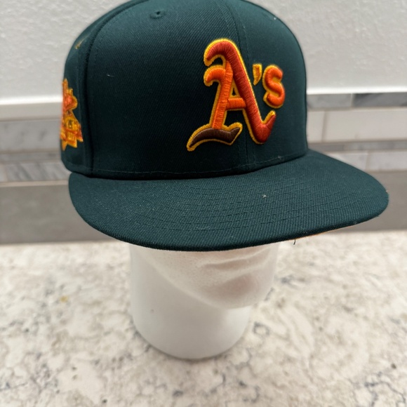 New Era 59FIFTY Oakland Athletics Green /Orange Battle of the bay - Picture 6 of 9